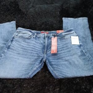 Guess Men's Straight Jeans - Blue